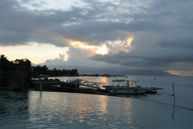 Sunset, Tahiti