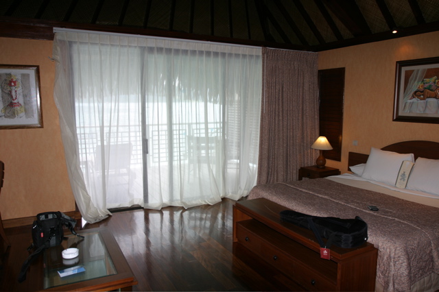 Over-water bungalow