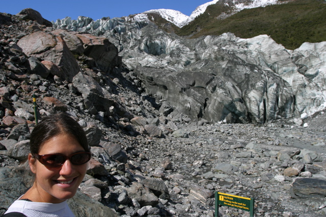 Fox Glacier up close, New Zealand