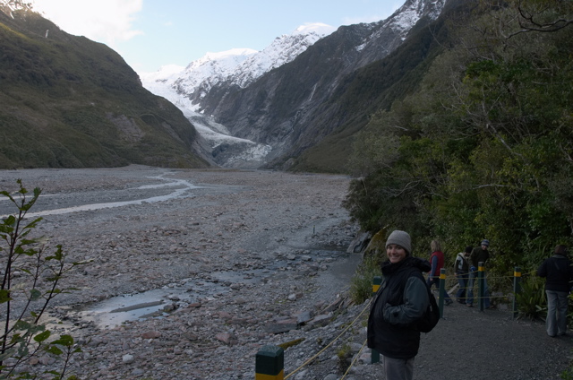Starting our hike to Franz Joseph Glacier, New Zealand