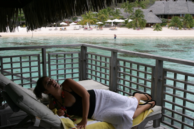 Lounge in paradise, Moorea