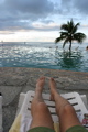 Hotel pool, Tahiti