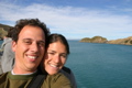 Darren and Rebecca, Ferry to south island, New Zealand