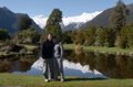 Our B&B's front yard, Fox Glacier, New Zealand