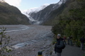Starting our hike to Franz Joseph Glacier, New Zealand
